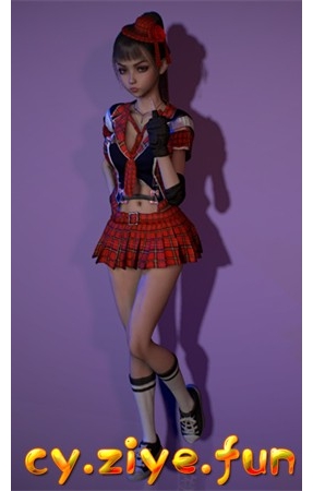 制服少女漆拉拉