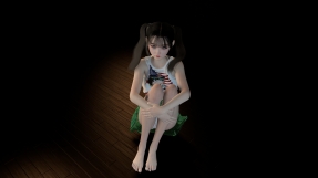 可爱的双马尾妹妹